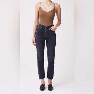 AGOLDE Riley High Waist Straight Jeans Size 32